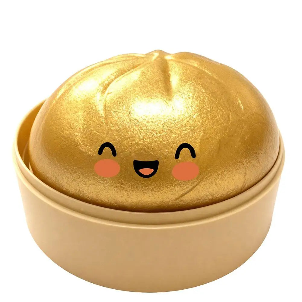 Klämbulle i ångkorg – glitter