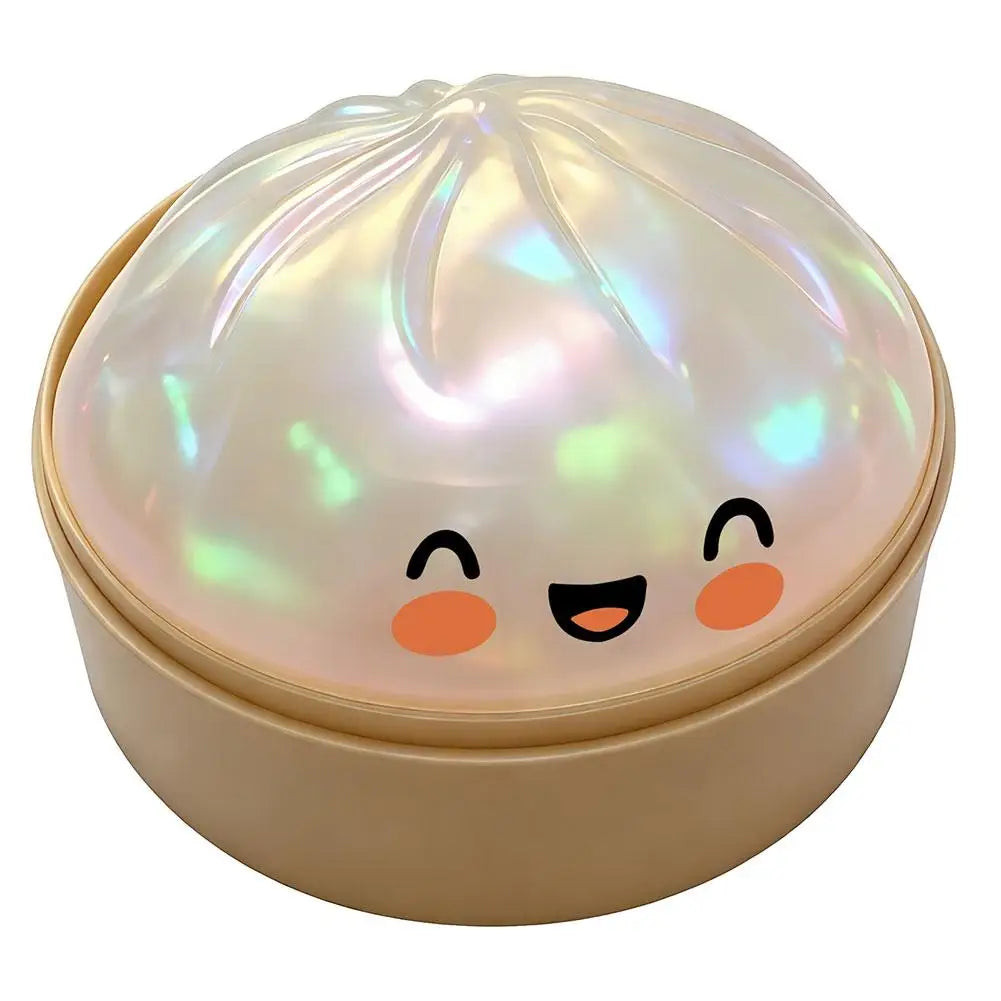 Klämbulle i ångkorg – glitter